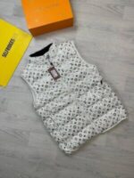 Louis Vuitton Men's Women's LV Logo Hooded Bodywarmer - Image 3