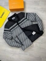 Dior Oblique Quilted Technical Taffeta Puffer Cropped Jacket in 2 Colors 147C21A2968_X5803 - Image 4