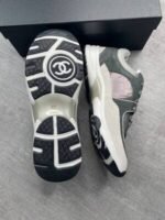 Chanel Thick Bottom Men Shoe Replica Luxury Sports Sneakers Cheap Runner Men's Trainer Leather Reps CC Logo Sneaker Fake Shoes Rep Fashion Boys Triple Trainers First Copy Grey Runners Sale UK - Image 4