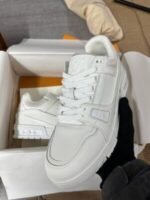 LV Mens Trainers in White Color - Image 3