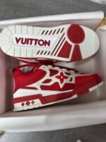 LV Red White Skate Trainer - Image 3