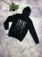 Amiri Men Women Paint Drip Hoodies Replica Core Logo Embroidered Hoodie Reps Men's Women's Rep Hoody Fake Fashion Full Sleeves Mens Womens First Copy Sweatshirts Cheap Black Blue Sale UK - Image 3