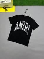 Amiri Graffiti Letter Logo Men Women Cotton T-shirts - Image 4
