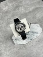 Rolex Cosmograph Daytona White Dial Black Rubber Strap Watch Men's
