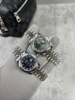 Rolex Datejust Silver Chain Strap Watch in 2 Colors
