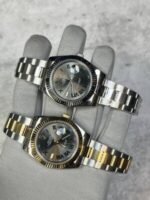 Rolex Datejust Wimbledon 41mm Two Tone Watch in Grey Dial - Image 2