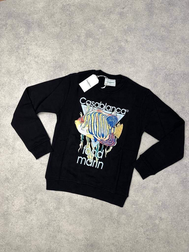 4024278020.jpg Casablanca Fond Marin Jumpers In Black & White Colors - Image 1