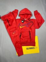 Nike Kids Tracksuit with Pullover Hoodie in 4 Colors - Image 5