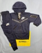 Nike Kids Tracksuit with Hoodie in 4 Colors - Image 3