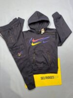 Nike Kids Tracksuit with Pullover Hoodie in 4 Colors - Image 2