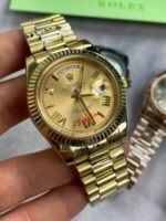 Rolex Day-Date with Golden Chain Strap Watch - Image 2