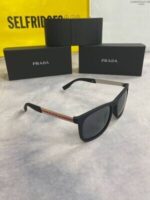 Prada Milano Linea Rossa SPS05Y Square Plastic Frame Sunglasses - Image 3