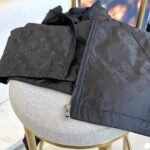 Louis Vuitton Men's Women's LV Logo Printed Zip Up Hooded Jackets - Image 5