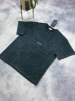 Saint Laurent Rive Gauche T-Shirt In Black Grey And White Colors In All Sizes (Number: 464572YB2DQ1000) - Image 5