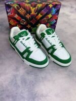 Louis Vuitton LV Monogram Men's Denim Trainers - Image 2