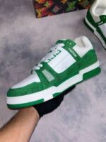 Louis Vuitton LV Monogram Men's Denim Trainers - Image 5