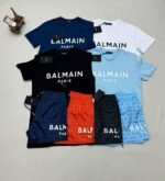 Balmain Paris Shorts Printed T-Shirt Sets In Different Colors