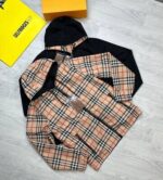 Burberry London Stretton Reversible Mens Mans Light Weight Hooded Reps Replica Men's Cheap Fake Summer.Jacket Hoodie Check Windbreaker Nova Men Summer Hoody Lightweight Jacket For Sale UK - Image 2