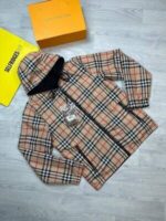 Burberry London Stretton Reversible Mens Mans Light Weight Hooded Reps Replica Men's Cheap Fake Summer.Jacket Hoodie Check Windbreaker Nova Men Summer Hoody Lightweight Jacket For Sale UK - Image 4