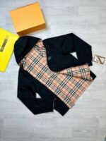 Burberry London Stretton Reversible Mens Mans Light Weight Hooded Reps Replica Men's Cheap Fake Summer.Jacket Hoodie Check Windbreaker Nova Men Summer Hoody Lightweight Jacket For Sale UK - Image 6