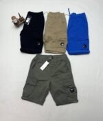 C.P. Company Light Fleece Stretch Sateen Cargo Swim Out Wear Shorts Pajamas In 4 Colors