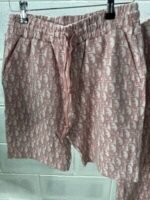 Christian Dior Printed Regular-Fit T-Shirt With Swim Short In Pink & Grey - Image 6