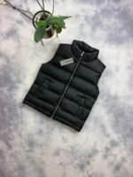 Dior Oblique Down Vest Jacket Gilets Hoodie Coat Comfort In Black & Navy Blue - Image 4