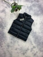 Dior Oblique Down Vest Jacket Gilets Hoodie Coat Comfort In Black & Navy Blue - Image 3