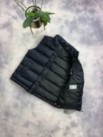 Dior Oblique Down Vest Jacket Gilets Hoodie Coat Comfort In Black & Navy Blue - Image 5