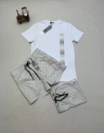 Dior Logo Printed Regular-Fit T-Shirt Oblique Swim With Short In Multi Colors - Image 5