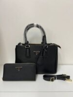 Prada Milano Galleria Saffiano Leather Mini Tote Bag - Image 2