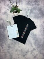 Dior Logo T-Shirt In Black And White Colors In All Sizes - Image 2