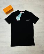 Off-White T-shirts Scratch Arrow Logo Print Tshirt Men Women Replica Slim X Reps Men's Women's Cotton Jersey Rep Fake Tshirts First Copy Unisex Off White T-shirt Cheap T Shirt Black Tee Shirts Sale UK - Image 6