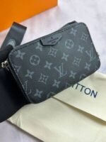 LV messenger Bags comes with Box and Dustbag in Black Color - Image 5