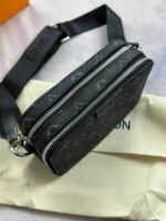 LV messenger Bags comes with Box and Dustbag in Black Color - Image 3