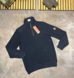 C.P. Company Logo Lambswool GRS Half Zipped Knit Jumpers In 4 Colors - Image 4