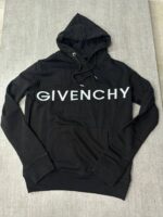 Givenchy Men's Hoodie Archetype Slim Fit Black Sweatshirt Sale UK