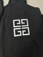 Givenchy Men's Hoodie Archetype Slim Fit Black Sweatshirt Sale UK - Image 3