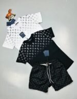 Louis Vuitton Men's T-shirt Shorts Sets - Image 2