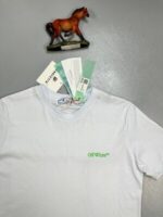 Off-White Men Women T-shirts Reps Vintage Off White Paint Splatter Tee Shirts Men's Women's Rep Tshirts Streetwear Replica T-shirt Half Sleeves T Shirt First Copy Cheap Black Tshirt Fake Sale UK - Image 6