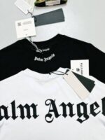 Palm Angels Logo Crewneck T-shirts - Image 4