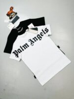 Palm Angels Logo Crewneck T-shirts - Image 2