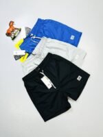 C.P. Company Eco-Chrome R Stretch Sateen Swim Shorts Pajamas In Black Blue Light Grey Colors