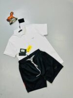 Prada Milano Triangle Logo Polo Short Set - Image 5