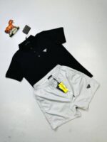 Prada Milano Triangle Logo Polo Short Set - Image 4