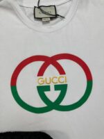 Gucci Men's Interlock GG Logo Printed T-Shirt Short Sets - Image 4