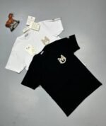 Moncler Shorts T-shirt Set Black Beige Turquoise - Image 5