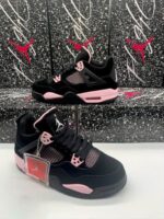 Nike Jordan 4 Women's Pink Thunder Black Trainers - Image 2