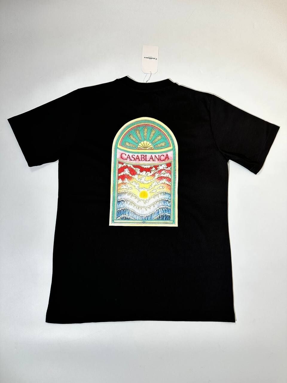 4309608023.jpg Casablanca Plaza Logo T-Shirt in 2 Colors - Image 1