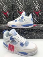 Nike Air Jordan 4 Retro Military Blue Men's Trainers - Image 2